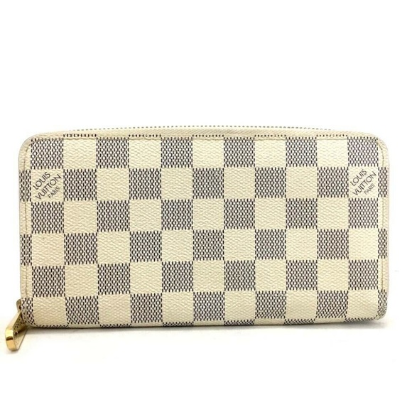 Louis Vuitton Handbags - 💯 Auth Louis Vuitton Damier Azur Zippy Zip Wallet
